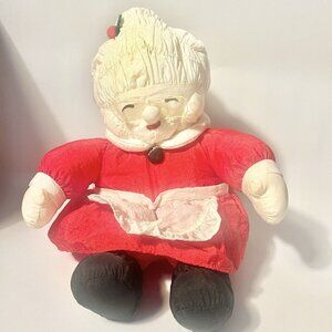 Treasured Friends Mrs Santa Claus Glasses Christmas Plush Puffalump 1989